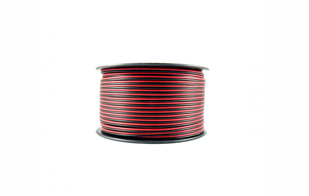 Кабель акустический RIPO SC-RB-2x0.75 CCA красно-черный, катушка 100 м
