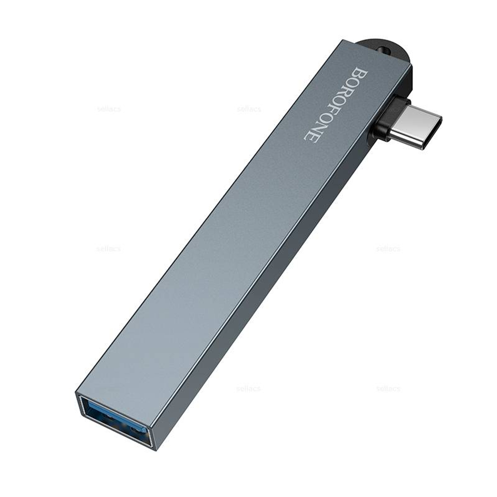 Borofone FH1A 4-в-1 конвертер (Type-C на USB2.0*3+USB3.0)