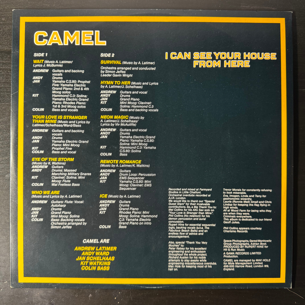 Camel - I Can See Your House From Here (Англия 1979г.)