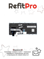 Клавиатура для Ноутбука Lenovo LenovoThinkPad X380 / Yoga X380 с подсветкой, раскладка - русская, серая (01HX122)