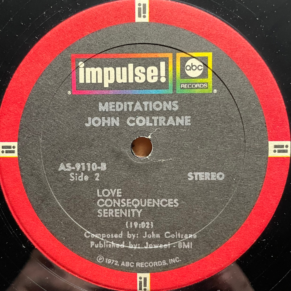 John Coltrane ‎– Meditations (США 1972г.)