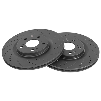 Диск тормозной передний перфорированный PRO-Line с покрытием (компл.2 шт) HAVAL Jolion 21 GANZ GIJ10160S