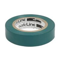 Изолента зеленая 15 мм 10 м Safeline