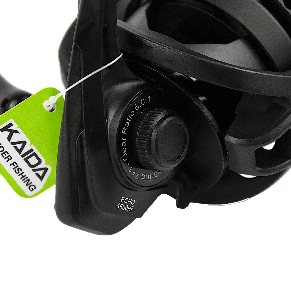 Катушка Kaida Echo 4500HF фидерная bb7+1 (6.0:1) 0.25/0.28/0.30мм-140/110/100м Нагр.8.5кг 310г 98см/об мет. шпуля