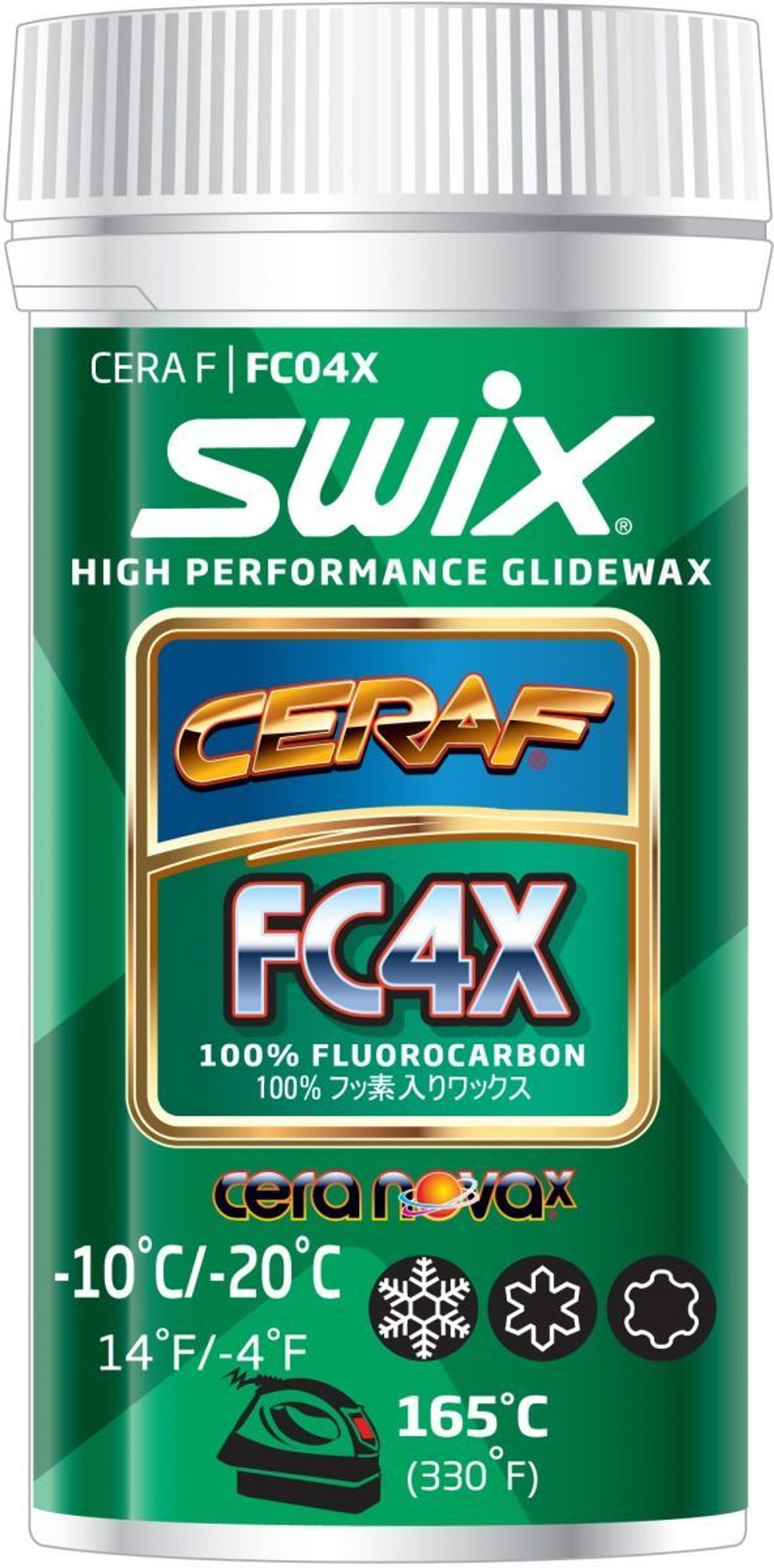 SWIX FC04X (-10°C до -20°C) Cera F powder, 30g