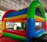 Детский надувной батут "Тетрада" с крышей 5*5*4 м