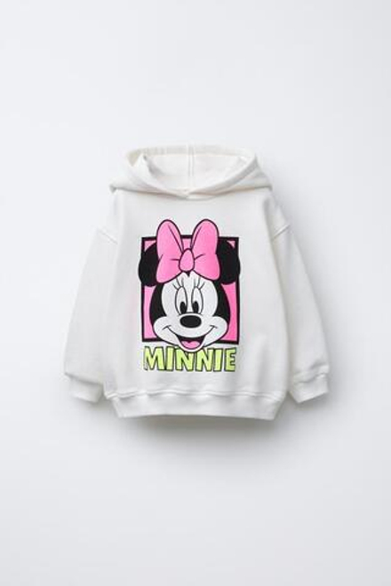ZARA ХУДИ С ПРИНТОМ «МИННИ МАУС» © DISNEY, БЕЛЫЙ