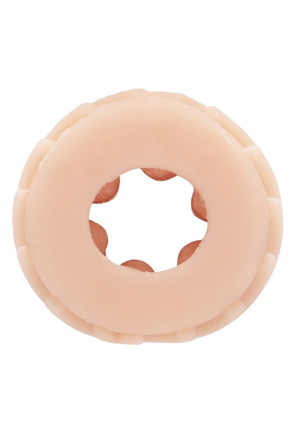 Телесный миниатюрный двухсторонний мастурбатор Self Lubrication Pocket Masturbator (Цвет: телесный)