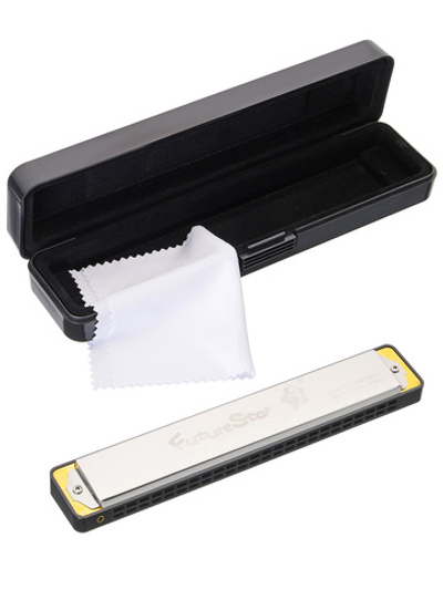 Губная гармошка тремоло Future Star QF-2418 SV