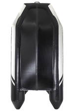 Броня-320 СК слань+киль белый-черный (Лодка ПВХ под мотор с усилением)