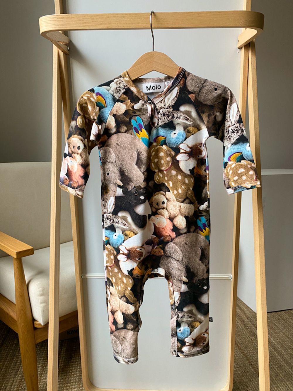 Новый хлопковый комбинезон Molo, 74