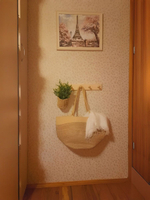 Вешалка для бани 3 крючка