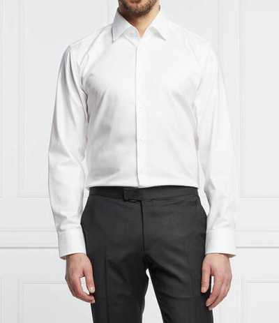 Рубашка H-HANK-kent-C1-214 BOSS BLACK - белый(50470583)