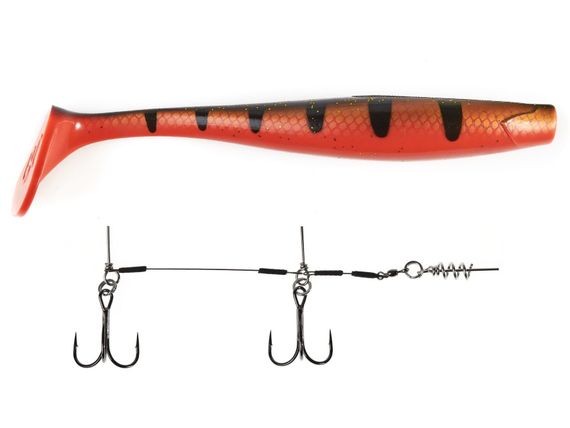 Виброхвосты LJ 3D BBS Series KUBIRA SWIM SHAD 9,0in (22,86)/PG22 1шт.+Stinger L