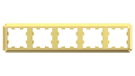 ATLASDESIGN ANTIQUE 5-постовая РАМКА, универсальная, ЗОЛОТО