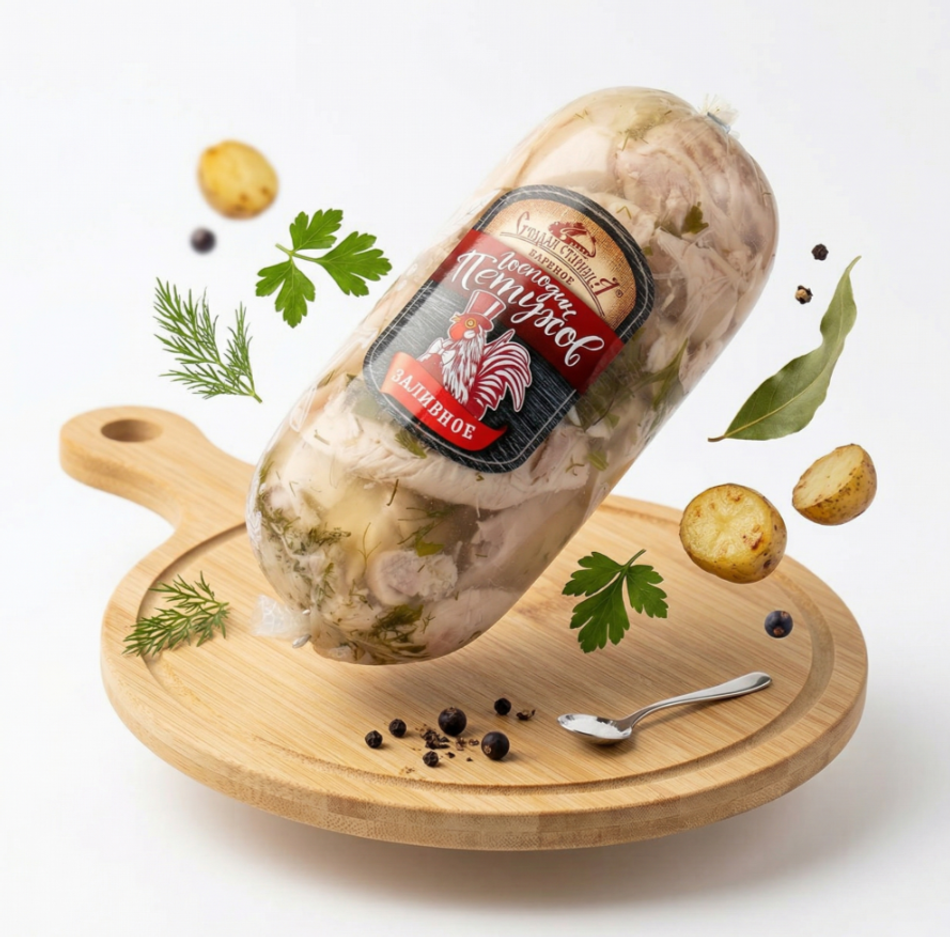 Заливное "Господин Петухов" под заказ