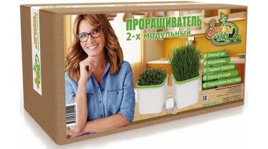 Гидропонная мини-система Здоровья Клад АэроСад (2-х модульная)