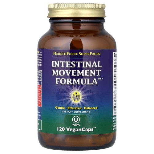 HealthForce Superfoods, Intestinal Movement Formula™, 120 веганских капсул™
