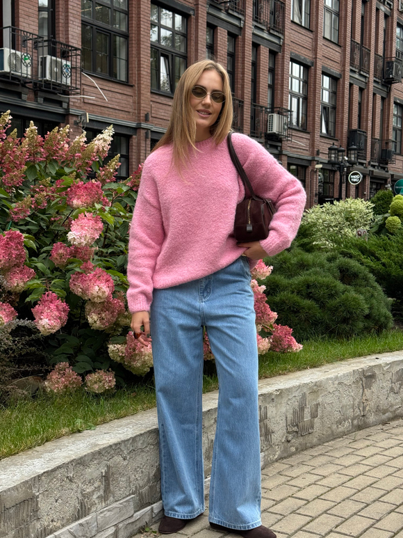 Свитер Shine розовый