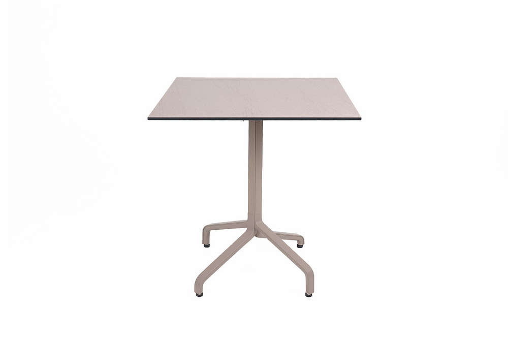 Стол складной квадратный Frasca Mini 70*70, тортора (база + столешница)