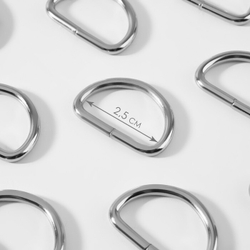 Полукольцо для сумок 25 мм