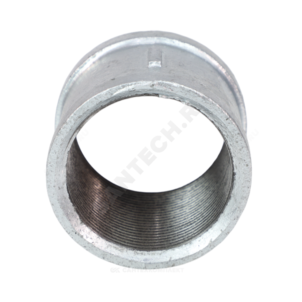 Муфта прямая чугун оц Ду 50 (2") ВР Fittex PLUS