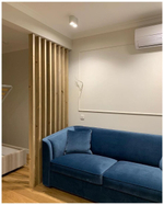 Реечная перегородка из Сосны 50х50мм