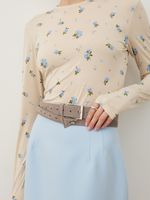 БАЗОВЫЙ РЕМЕНЬ ЗАМША СЕРЫЙ