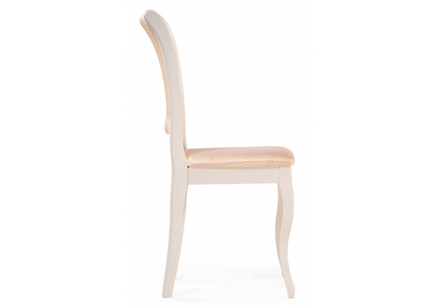 Стул деревянный Woodville Фабиано 308 камелия, ромб 01, ножки белые