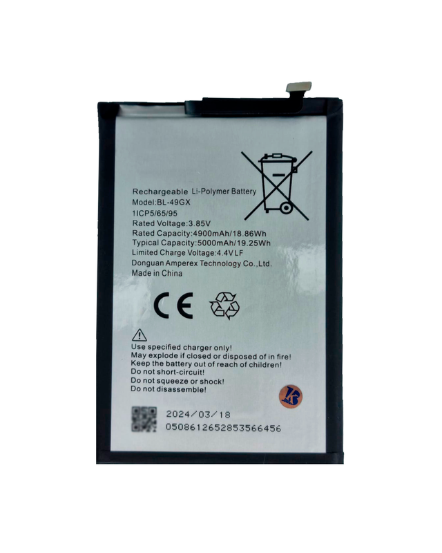 Аккумулятор для Infinix HOT 11S, 12 Pro, Note 10 5000 mAh (BL-49GX)