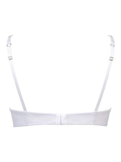 Бюстгальтер пуш-ап с градуированной чашкой из хлопковой ткани (Размер: 1B) (Цвет: черный)