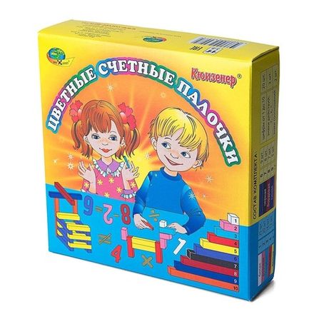Учебно игровое пособие Счётные палочки Кюизенера 3-7 лет Корвет