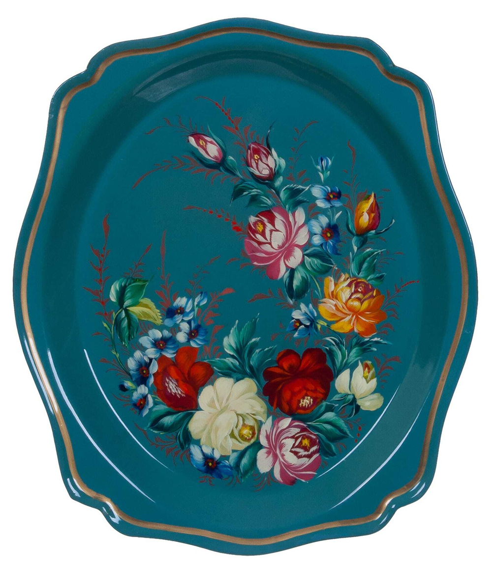Zhostovo metal tray A3D16112023054