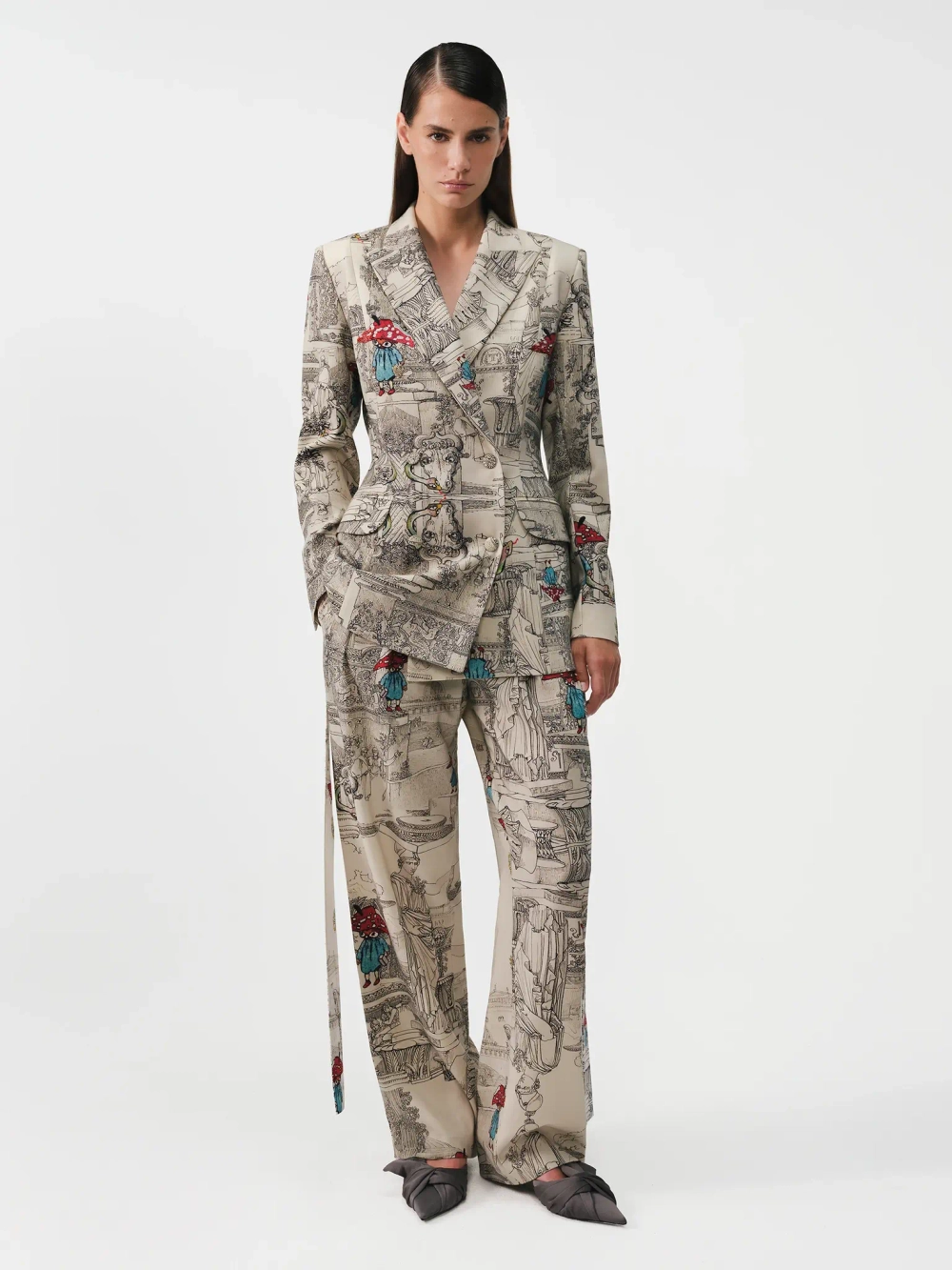 Жакет Boss принтованный OLA OLA