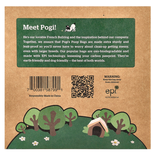 Pogi's Pet Supplies, экологичные пакеты для уборки за собаками, большая упаковка, свежий пудровый аромат, 50 рулонов, 750 пакетов, 2 дозатора