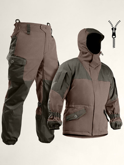 Костюм Барс Горка-3М Флис (Темный хаки, Исландия)