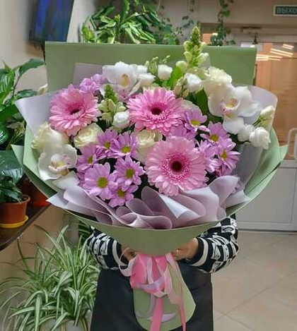 Букет "Розовый зефир"