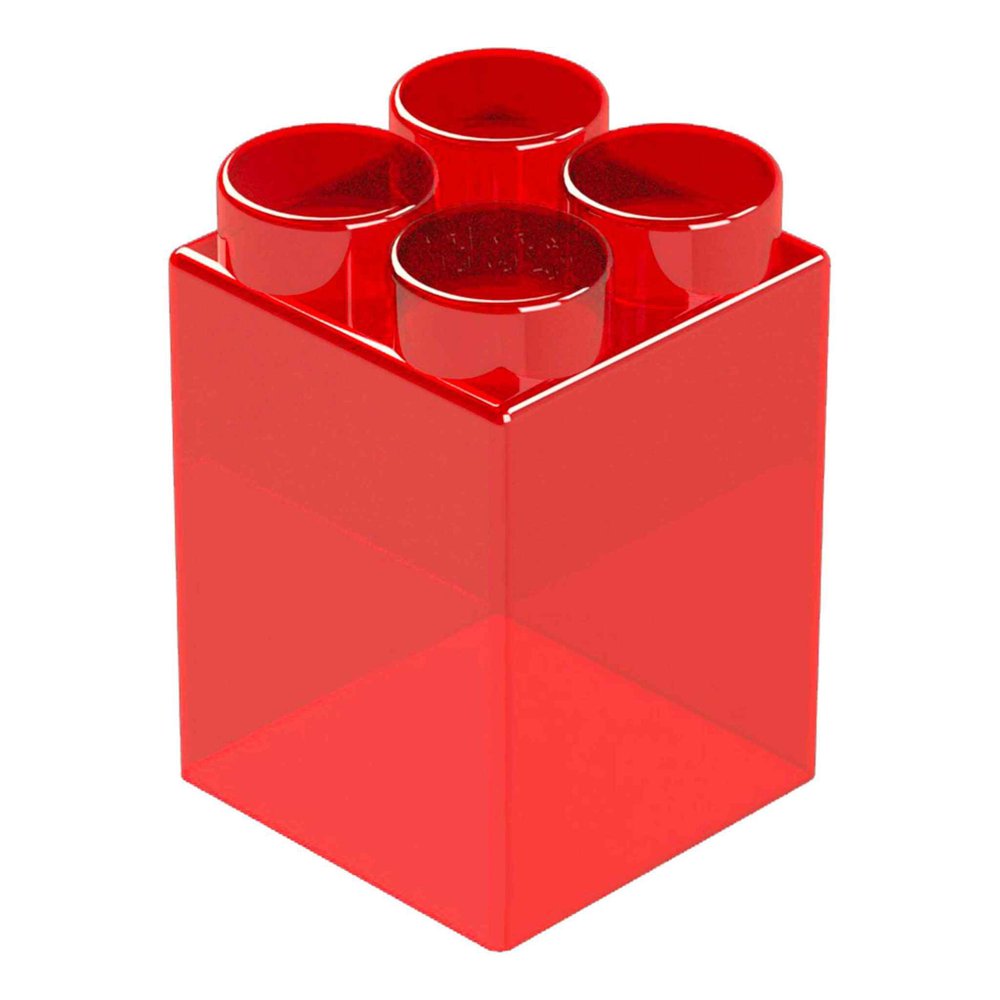 Элемент прозрачный высокий 6x6x10 см для GigaBloks 5"