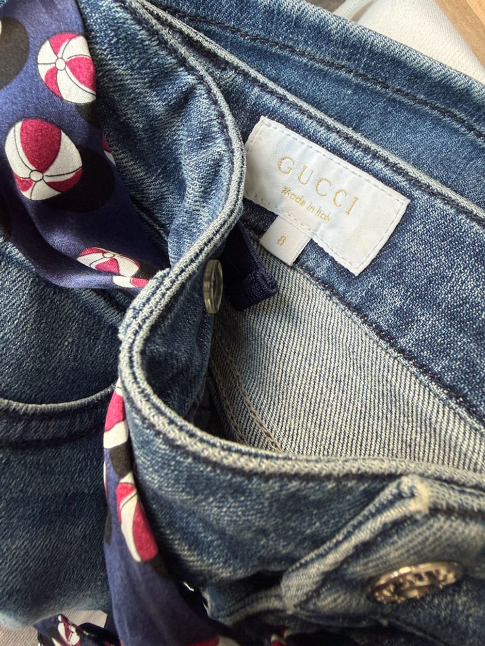 Джинсовая юбка Gucci, 128