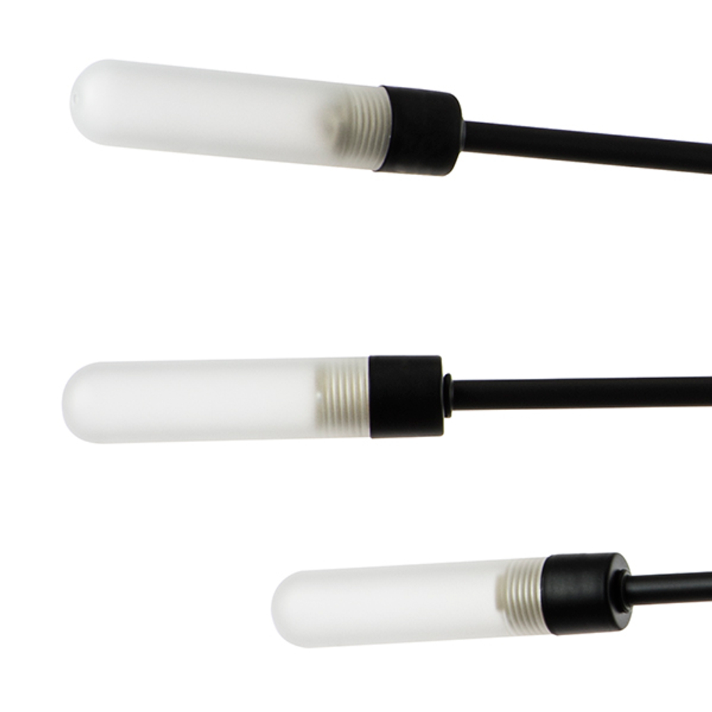 733127 Люстра RAGNO 12х40W G9 ЧЕРНЫЙ МАТОВЫЙ