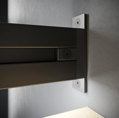 Крепление пол-потолок  KPP02 серебро