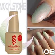 108 База цвет жестк Colloration Hard BSG 20мл Лунный камень нежн оливк с роз-золот свечением