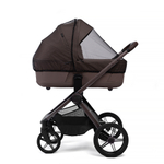 Коляска 2 в 1 Peppy Monaco thermo Mocca (кофе), рама серо-коричневая