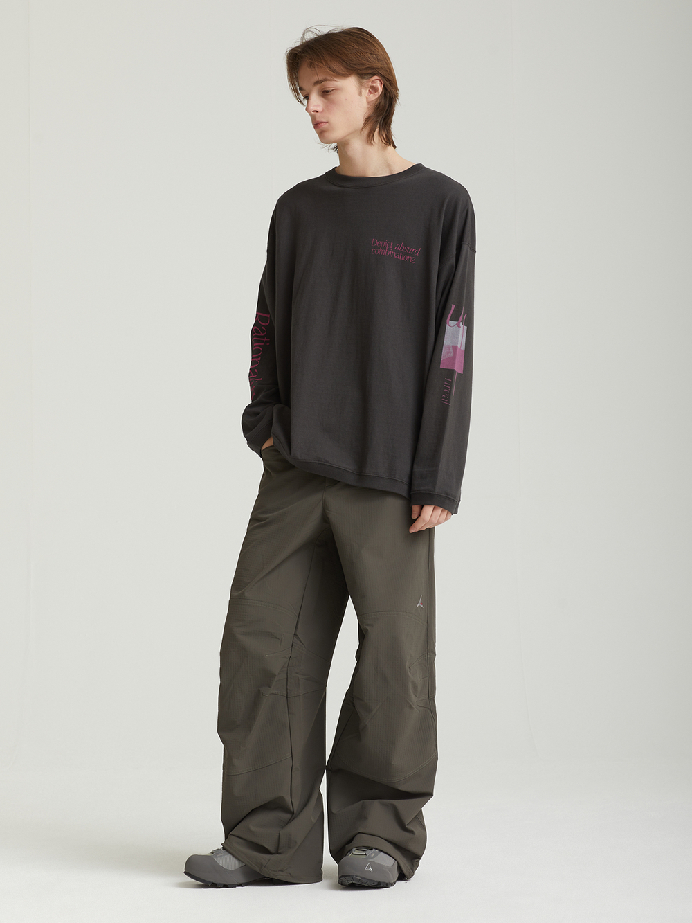 Мужской Лонгслив Hidden Identity By M.enomoto Type-b