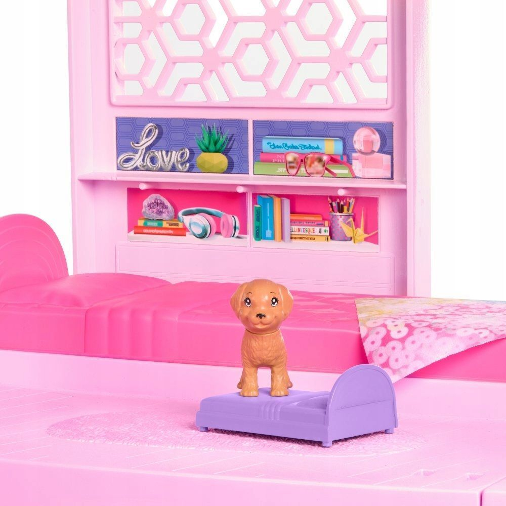 Barbie Dreamhouse - Кукольный домик Dream House с горкой и подъемником + 75  аксессуаров HMX10 купить в Москве | Доставка по России.