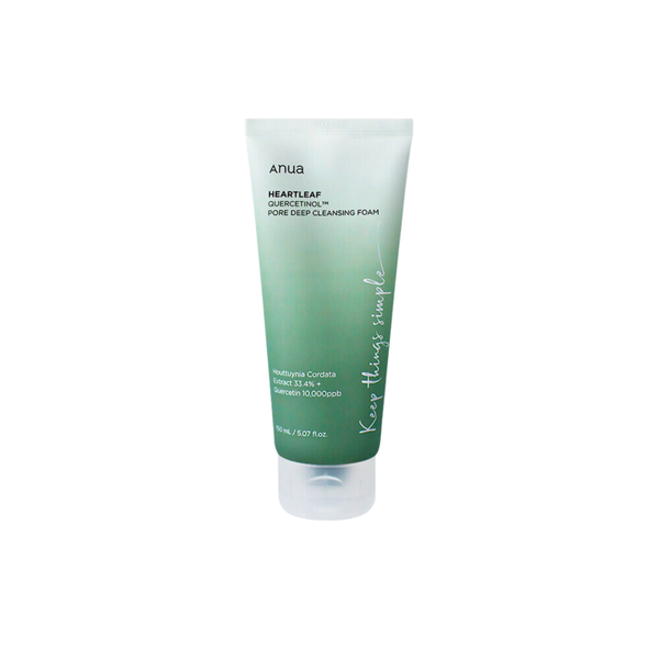 Anua Quercetinol Heartleaf Pore Deep Cleansing Foam (150mL)