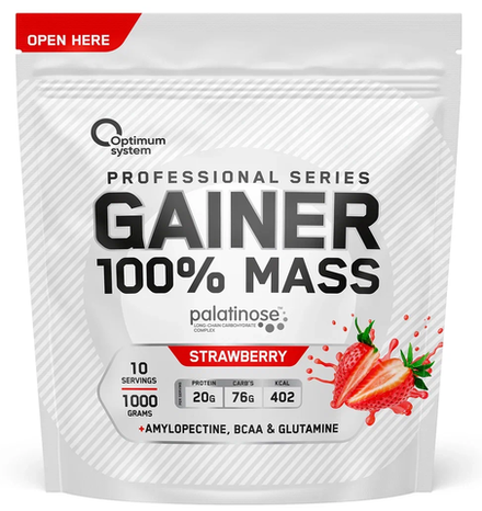 Гейнер Optimum System 100% Mass Gainer 1000 г