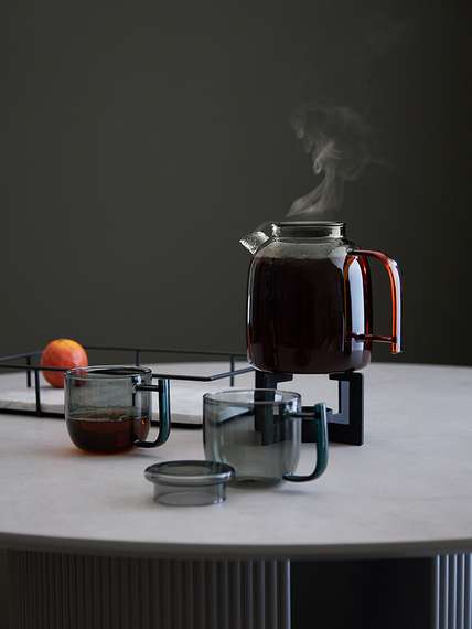 Набор из чайника и двух чашек misty, 1,5 л