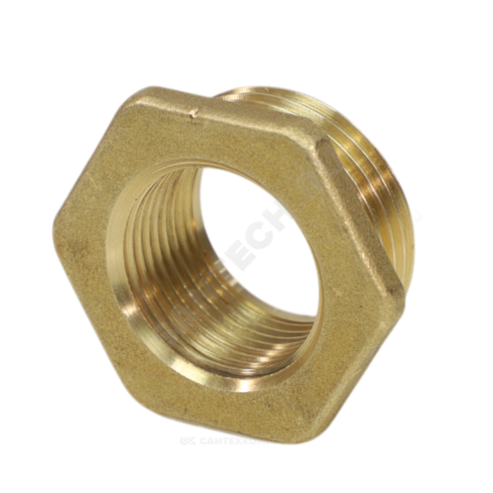 Футорка латунь Ду 20х15 (3/4"х1/2") НР/ВР R93 Giacomini R93Y003