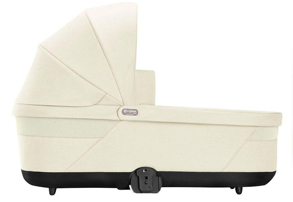 Коляска Cybex Balios S Lux TPE complete Cloud G Lava Grey 3 в 1 Seashell Beige с дождевиками